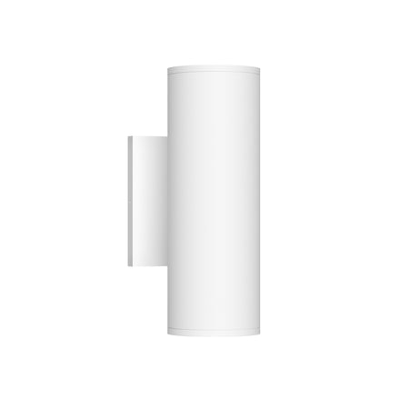 Lorna 9-in (3-in Dia.) 36 Degree Optic White LED Wall Sconce Up/Down Light by KUZCO