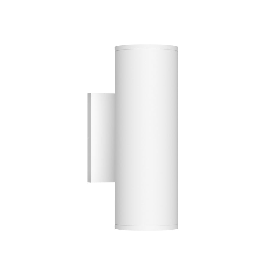 Lorna 9-in (3-in Dia.) 36 Degree Optic White LED Wall Sconce Up/Down Light by KUZCO
