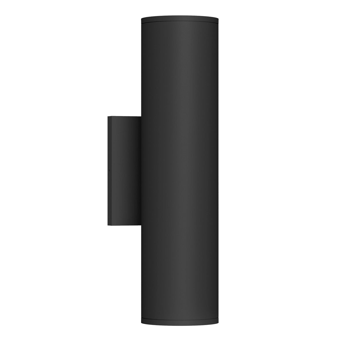 Lorna 12-in (3-in Dia.) 36 Degree Optic Black LED Wall Sconce Up/Down Light by KUZCO
