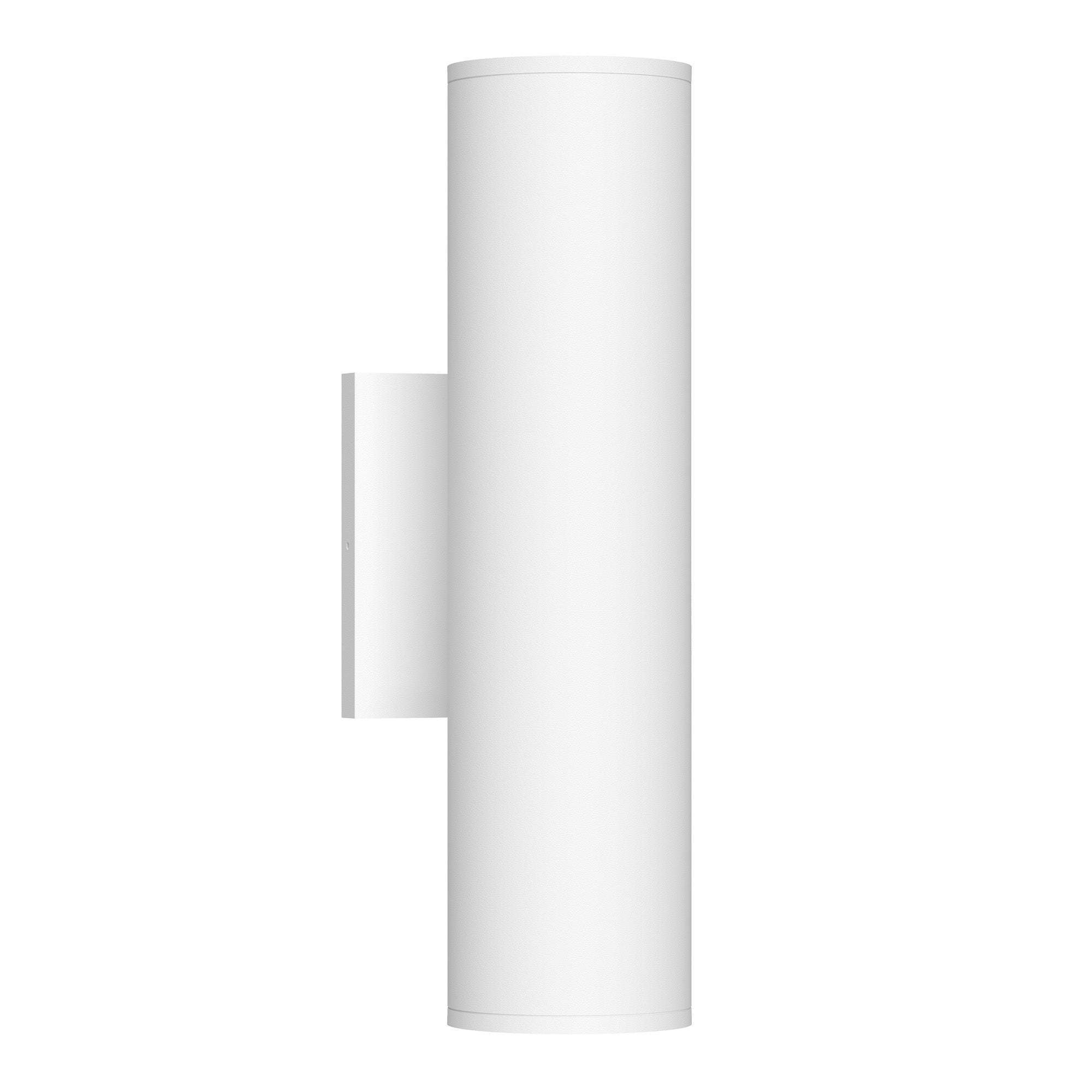 Lorna 12-in (3-in Dia.) 36 Degree Optic White LED Wall Sconce Up/Down Light by KUZCO