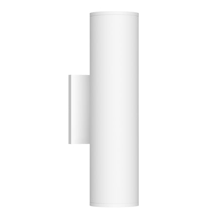 Lorna 12-in (3-in Dia.) 36 Degree Optic White LED Wall Sconce Up/Down Light by KUZCO