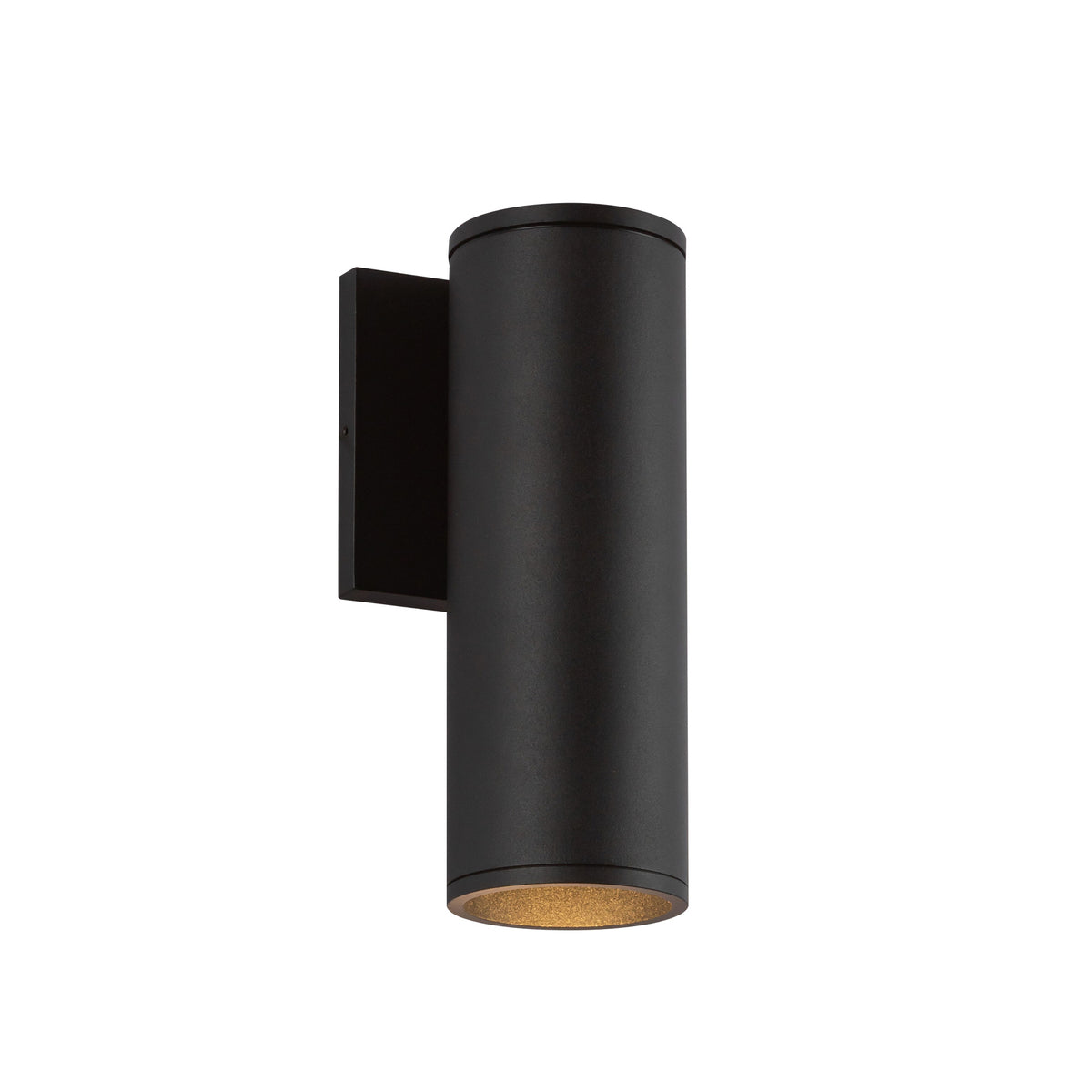 Lorna 9-in (3-in Dia.) 36 Degree Optic Black LED Wall Sconce by KUZCO