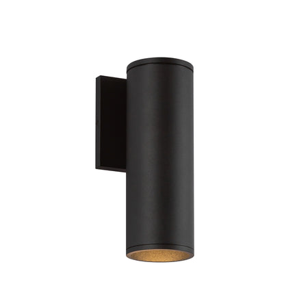 Lorna 9-in (3-in Dia.) 36 Degree Optic Black LED Wall Sconce by KUZCO