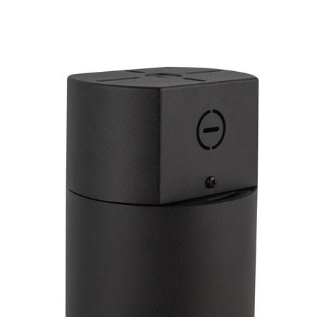 Lorna 8-in (4-in Dia.) 36 Degree Optic Black LED Concrete Ceiling Mount by KUZCO