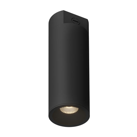 Lorna 15-in (4-in Dia.) 36 Degree Optic Black LED Concrete Ceiling Mount by KUZCO