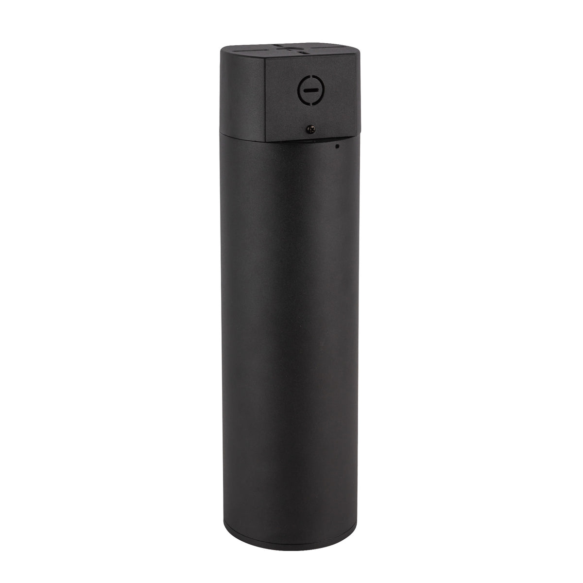 Lorna 15-in (4-in Dia.) 36 Degree Optic Black LED Concrete Ceiling Mount by KUZCO