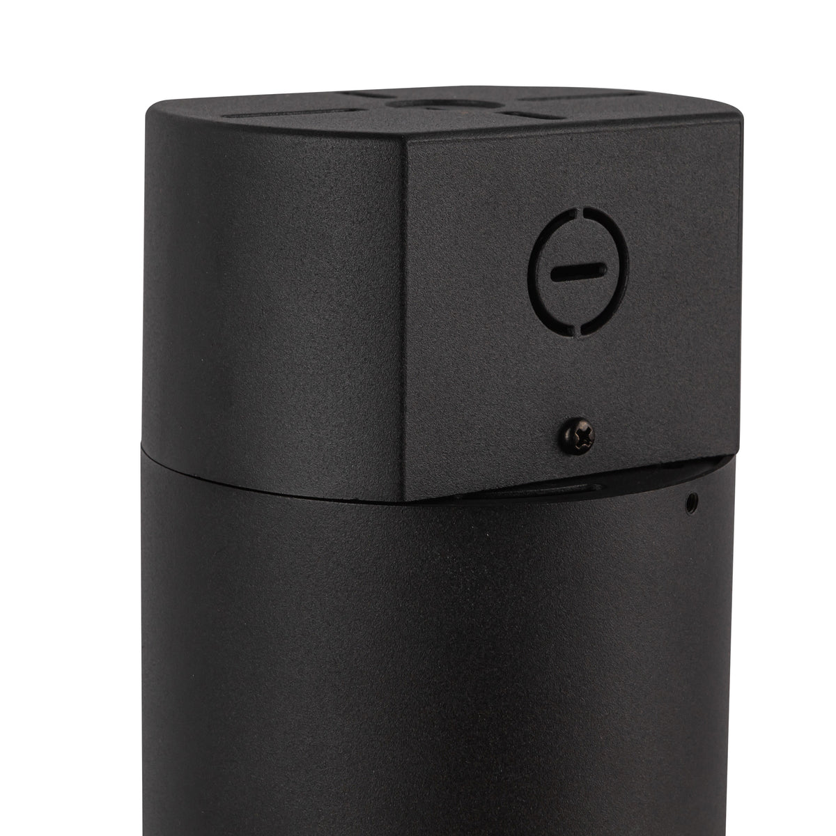 Lorna 15-in (4-in Dia.) 36 Degree Optic Black LED Concrete Ceiling Mount by KUZCO