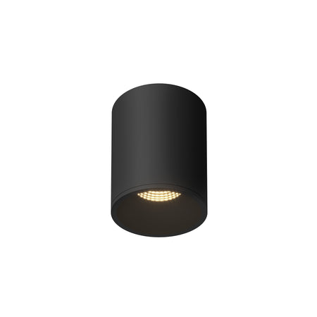 Lorna 6-in (4-in Dia.) 36 Degree Optic Black LED Flush Mount by KUZCO