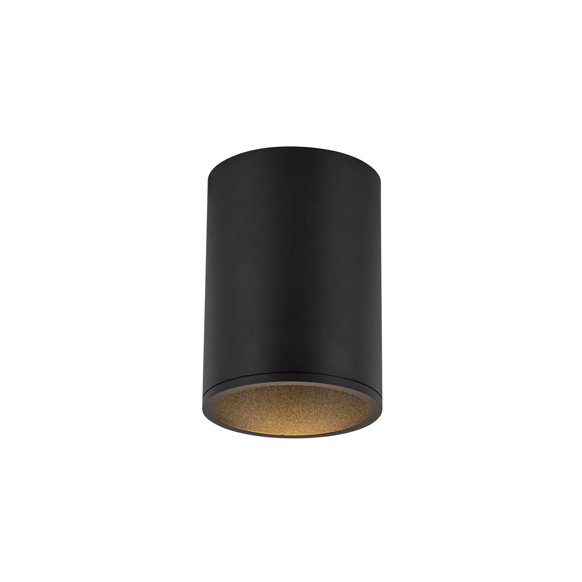 Lorna 6-in (4-in Dia.) 36 Degree Optic Black LED Flush Mount by KUZCO