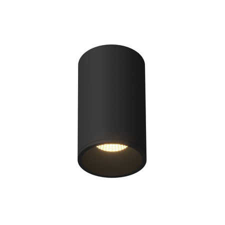 Lorna 8-in (4-in Dia.) 36 Degree Optic Black LED Flush Mount by KUZCO