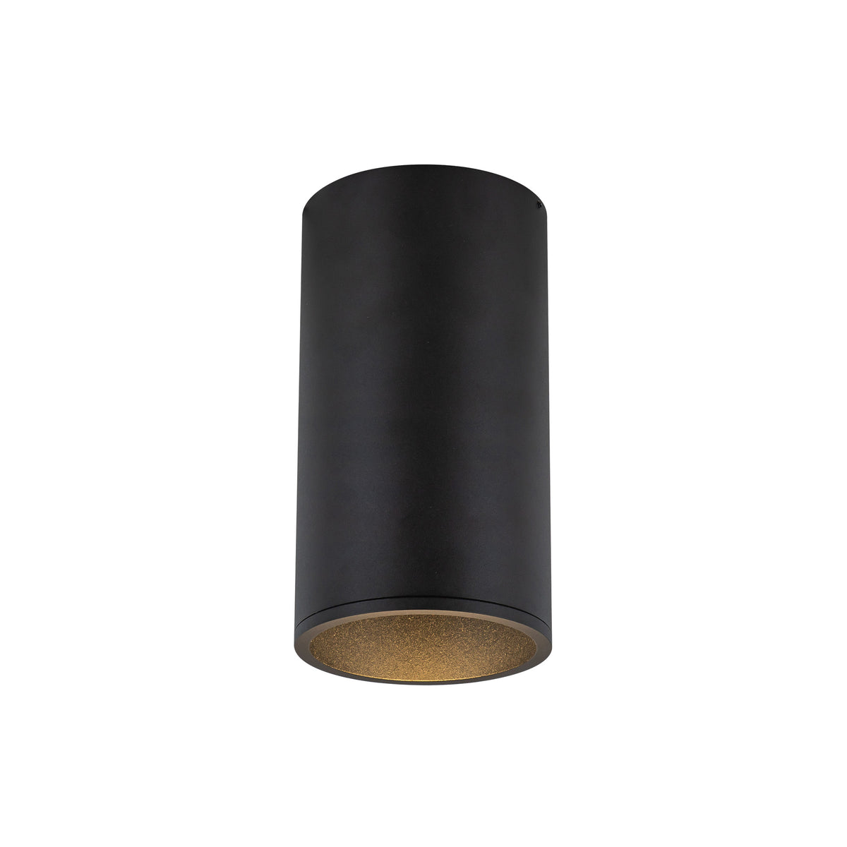 Lorna 8-in (4-in Dia.) 36 Degree Optic Black LED Flush Mount by KUZCO