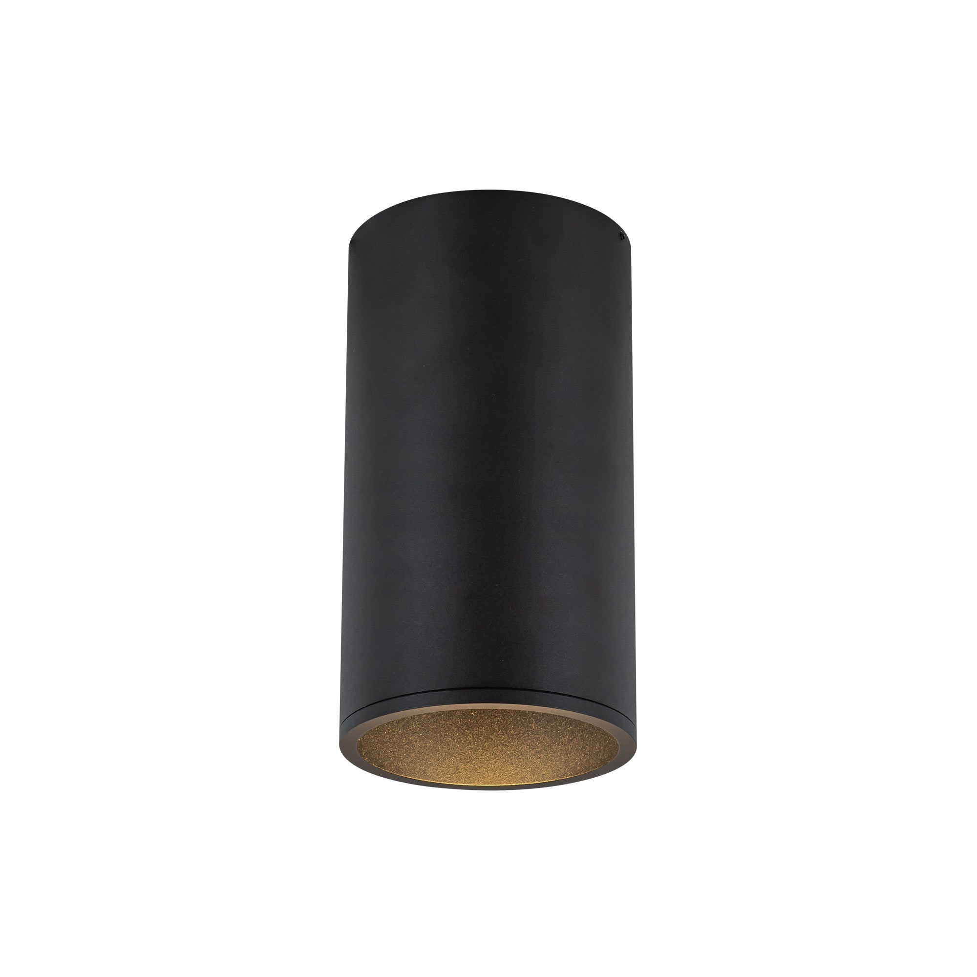 Lorna 8-in (4-in Dia.) 36 Degree Optic Black LED Flush Mount by KUZCO