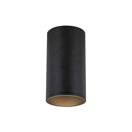 Lorna 8-in (4-in Dia.) 36 Degree Optic Black LED Flush Mount by KUZCO
