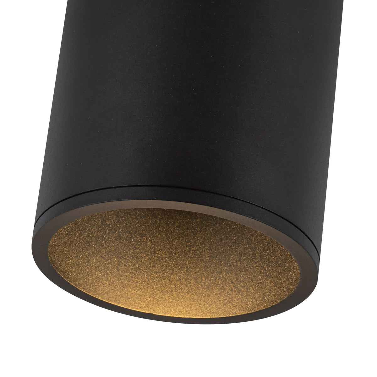 Lorna 8-in (4-in Dia.) 36 Degree Optic Black LED Flush Mount by KUZCO