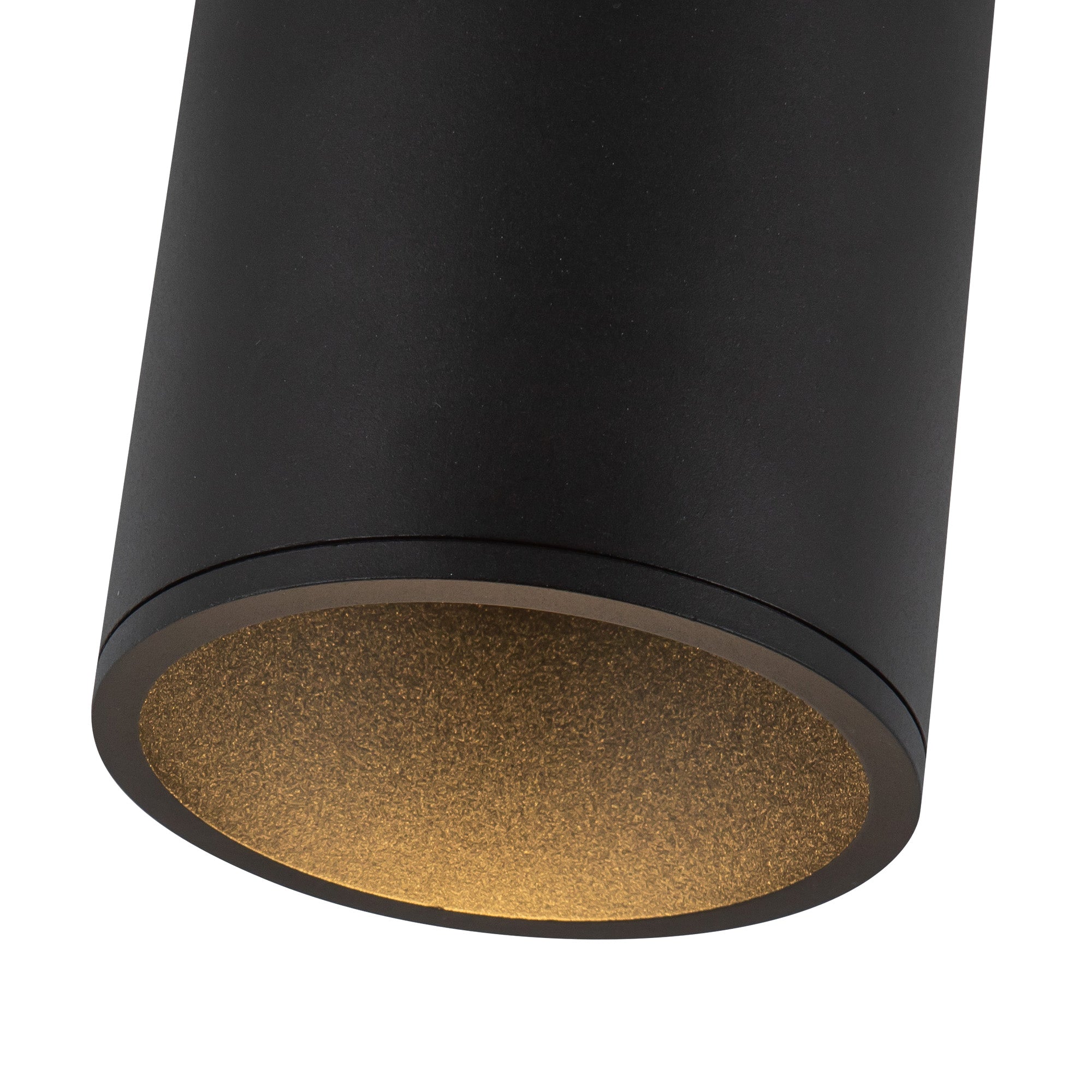 Lorna 8-in (4-in Dia.) 36 Degree Optic Black LED Flush Mount by KUZCO