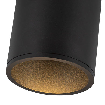 Lorna 6-in (4-in Dia.) 36 Degree Optic Black LED Pendant by KUZCO