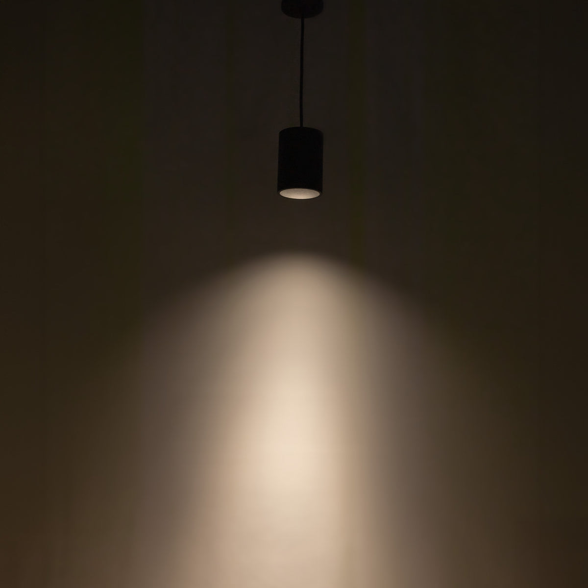 Lorna 6-in (4-in Dia.) 36 Degree Optic Black LED Pendant by KUZCO