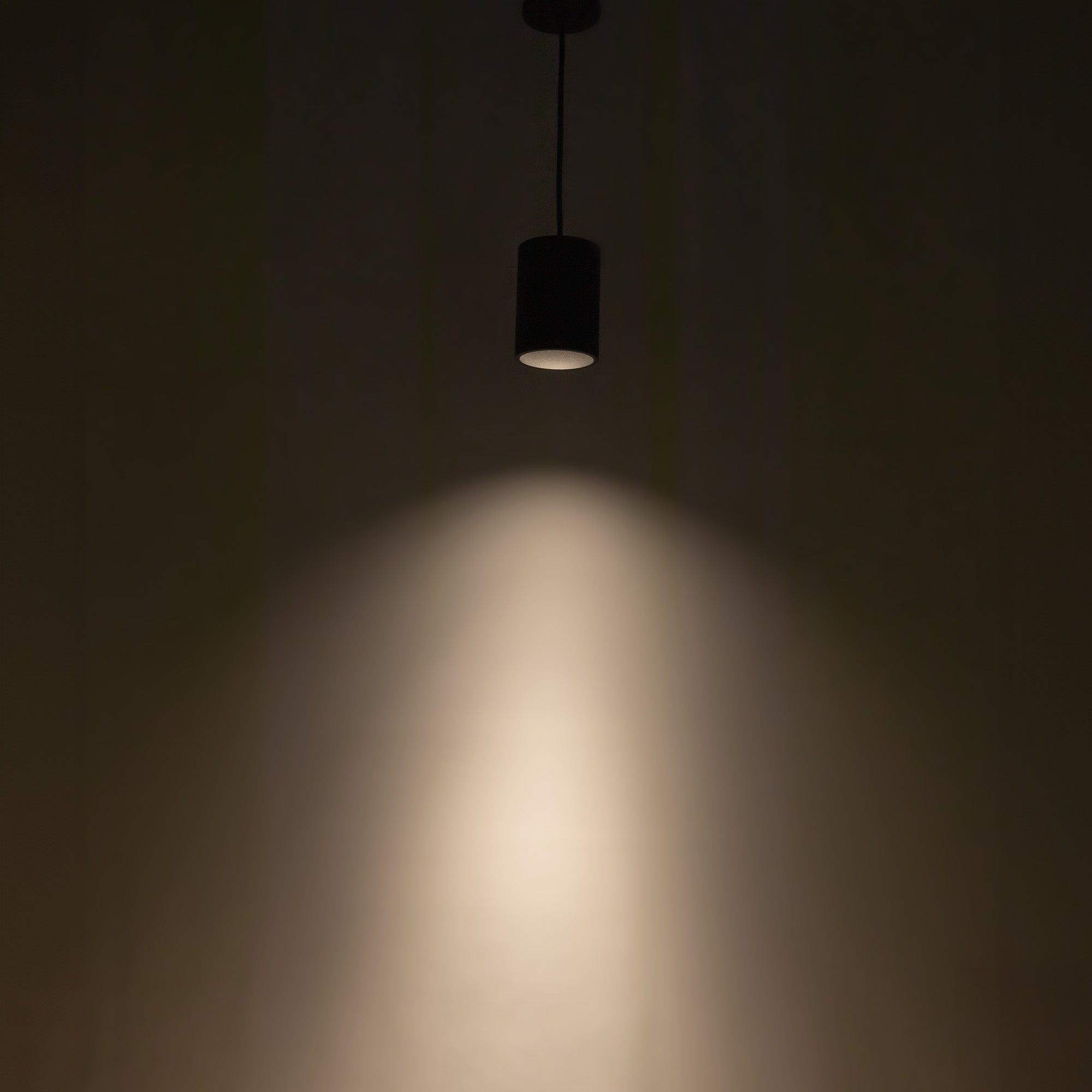 Lorna 6-in (4-in Dia.) 36 Degree Optic Black LED Pendant by KUZCO
