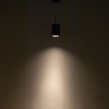 Lorna 6-in (4-in Dia.) 36 Degree Optic Black LED Pendant by KUZCO