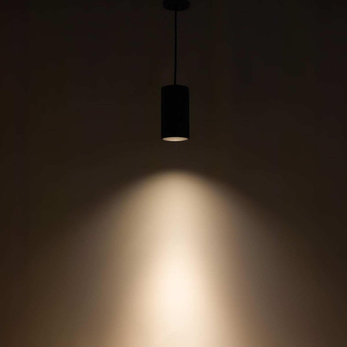 Lorna 8-in (4-in Dia.) 36 Degree Optic Black LED Pendant by KUZCO