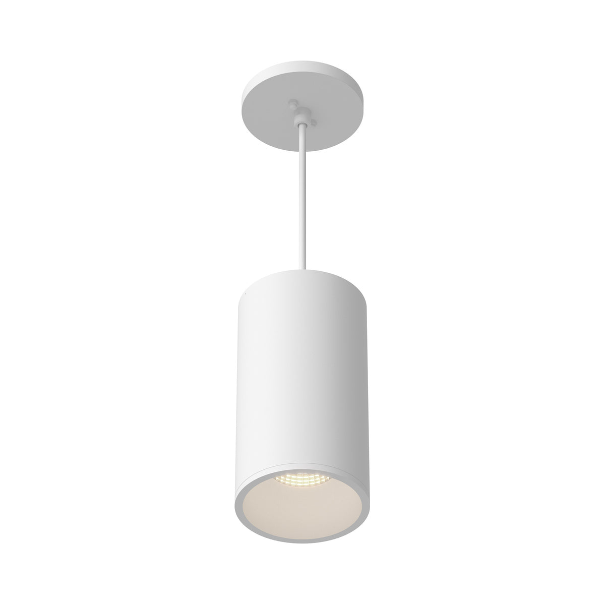 Lorna 8-in (4-in Dia.) 36 Degree Optic White LED Pendant by KUZCO