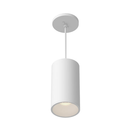 Lorna 8-in (4-in Dia.) 36 Degree Optic White LED Pendant by KUZCO