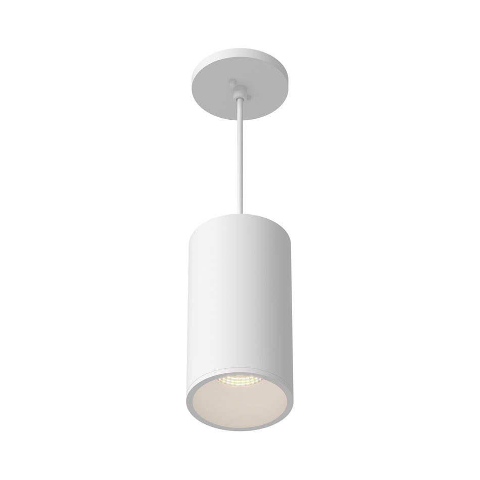 Lorna 8-in (4-in Dia.) 36 Degree Optic White LED Pendant by KUZCO