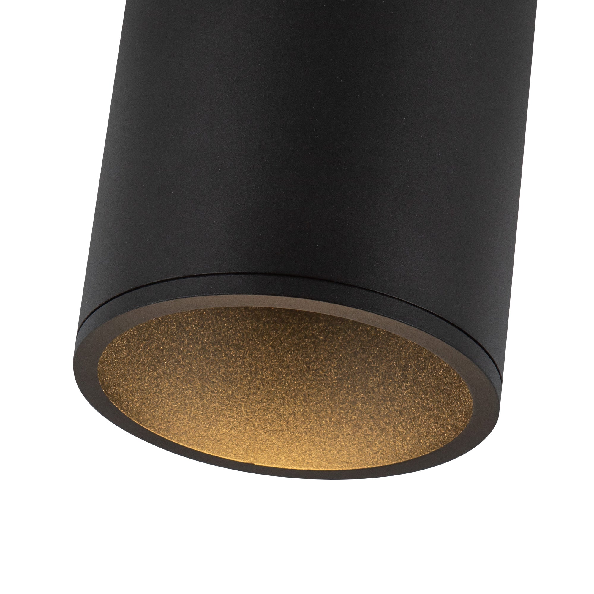 Lorna 13-in (4-in Dia.) 36 Degree Optic Black LED Pendant by KUZCO