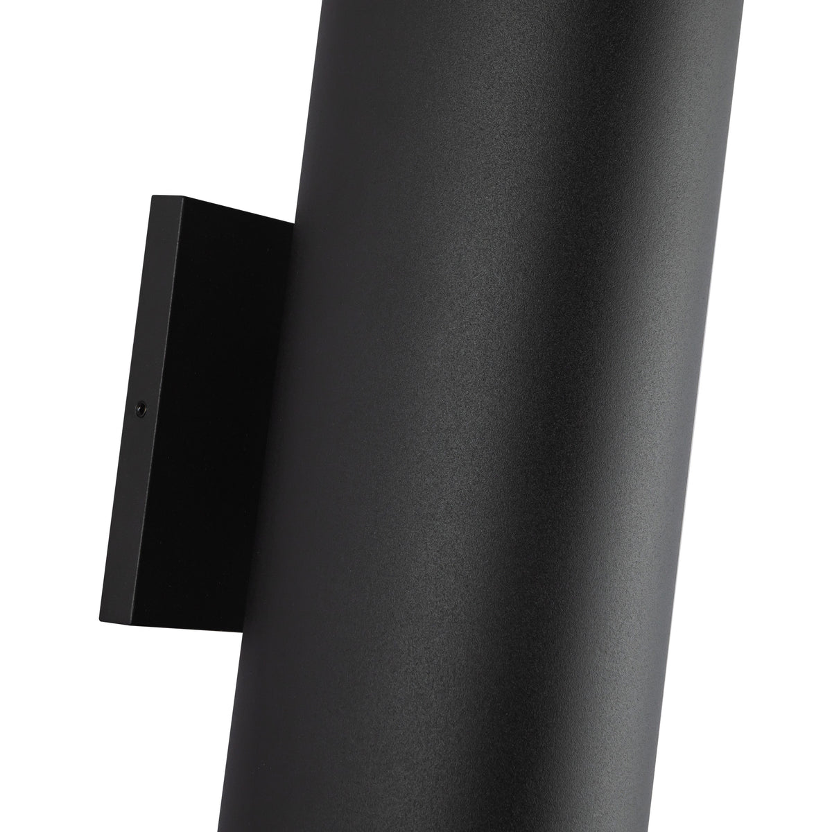 Lorna 12-in (4-in Dia.) 36 Degree Optic Black LED Wall Sconce Up/Down Light by KUZCO