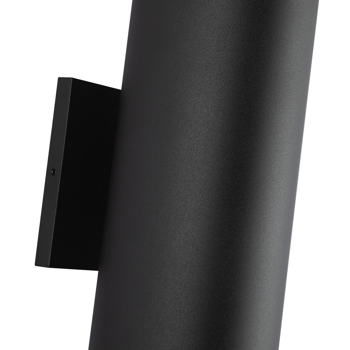 Lorna 16-in (4-in Dia.) 36 Degree Optic Black LED Wall Sconce Up/Down Light by KUZCO