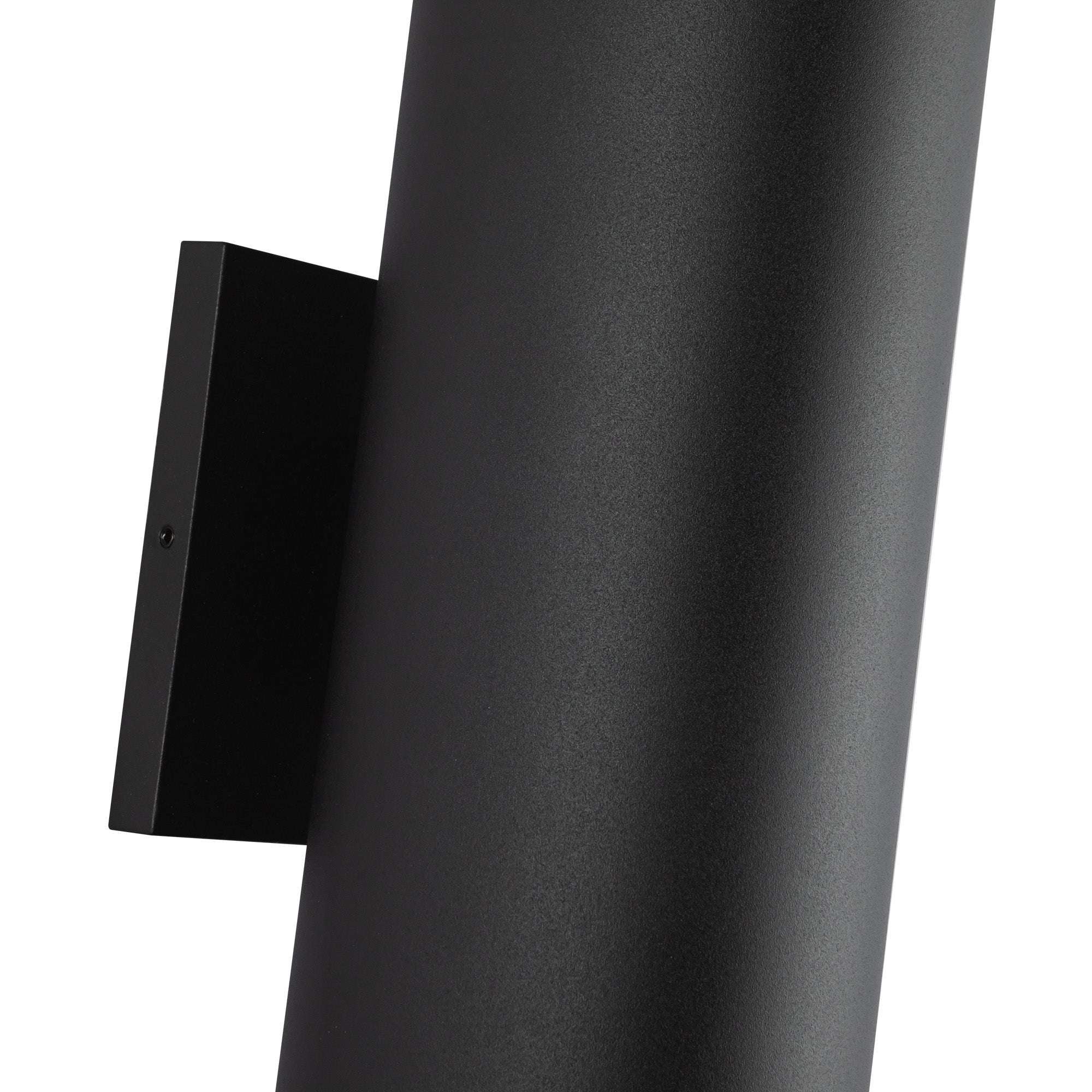 Lorna 16-in (4-in Dia.) 36 Degree Optic Black LED Wall Sconce Up/Down Light by KUZCO