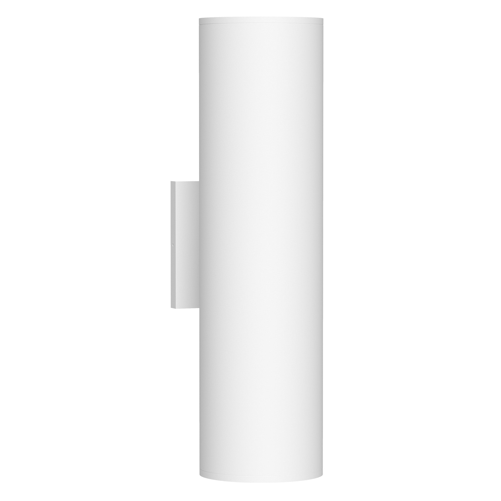 Lorna 16-in (4-in Dia.) 36 Degree Optic White LED Wall Sconce Up/Down Light by KUZCO