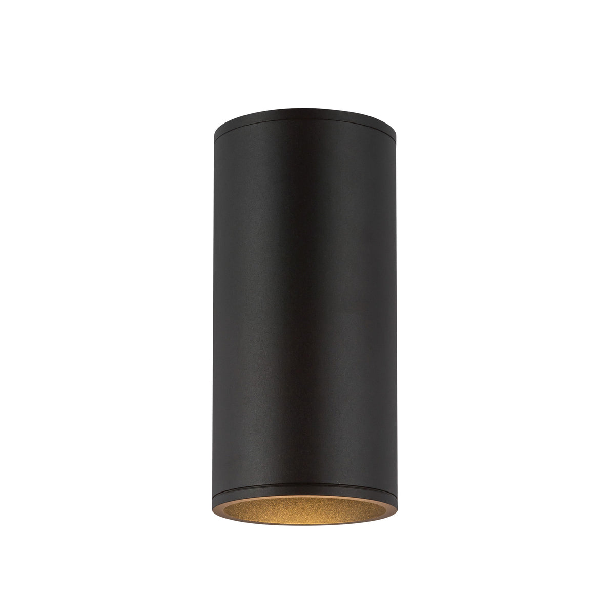Lorna 9-in (4-in Dia.) 36 Degree Optic Black LED Wall Sconce by KUZCO