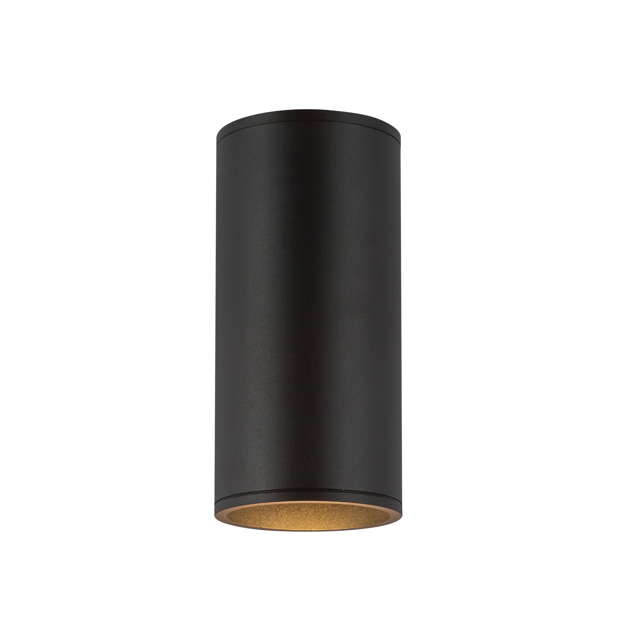 Lorna 9-in (4-in Dia.) 36 Degree Optic Black LED Wall Sconce by KUZCO