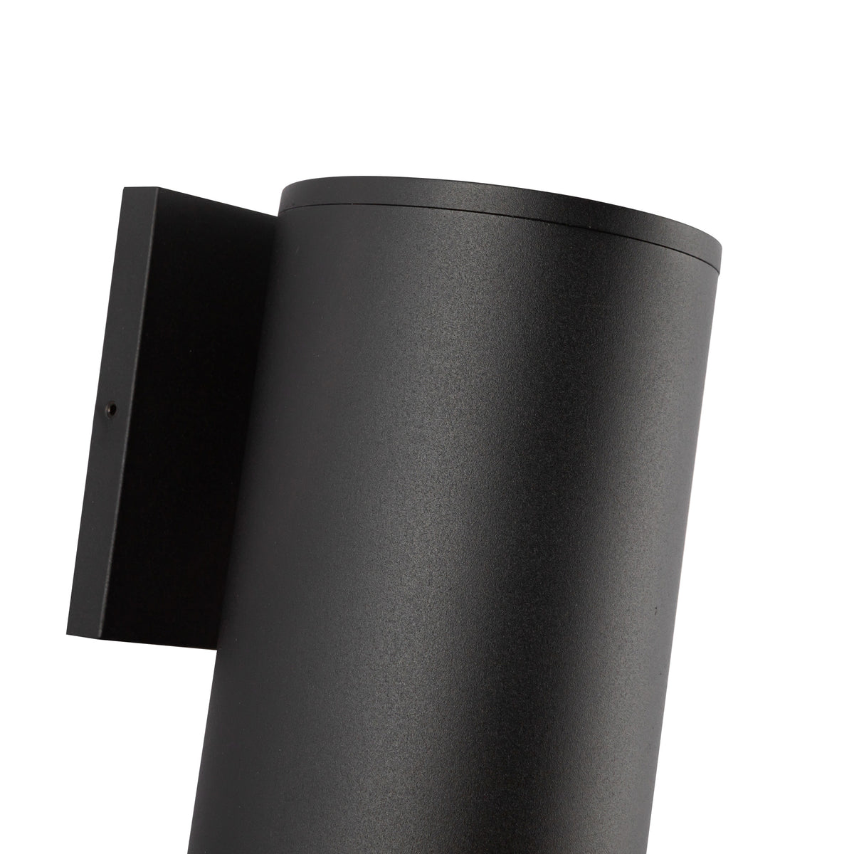 Lorna 12-in (4-in Dia.) 36 Degree Optic Black LED Wall Sconce by KUZCO