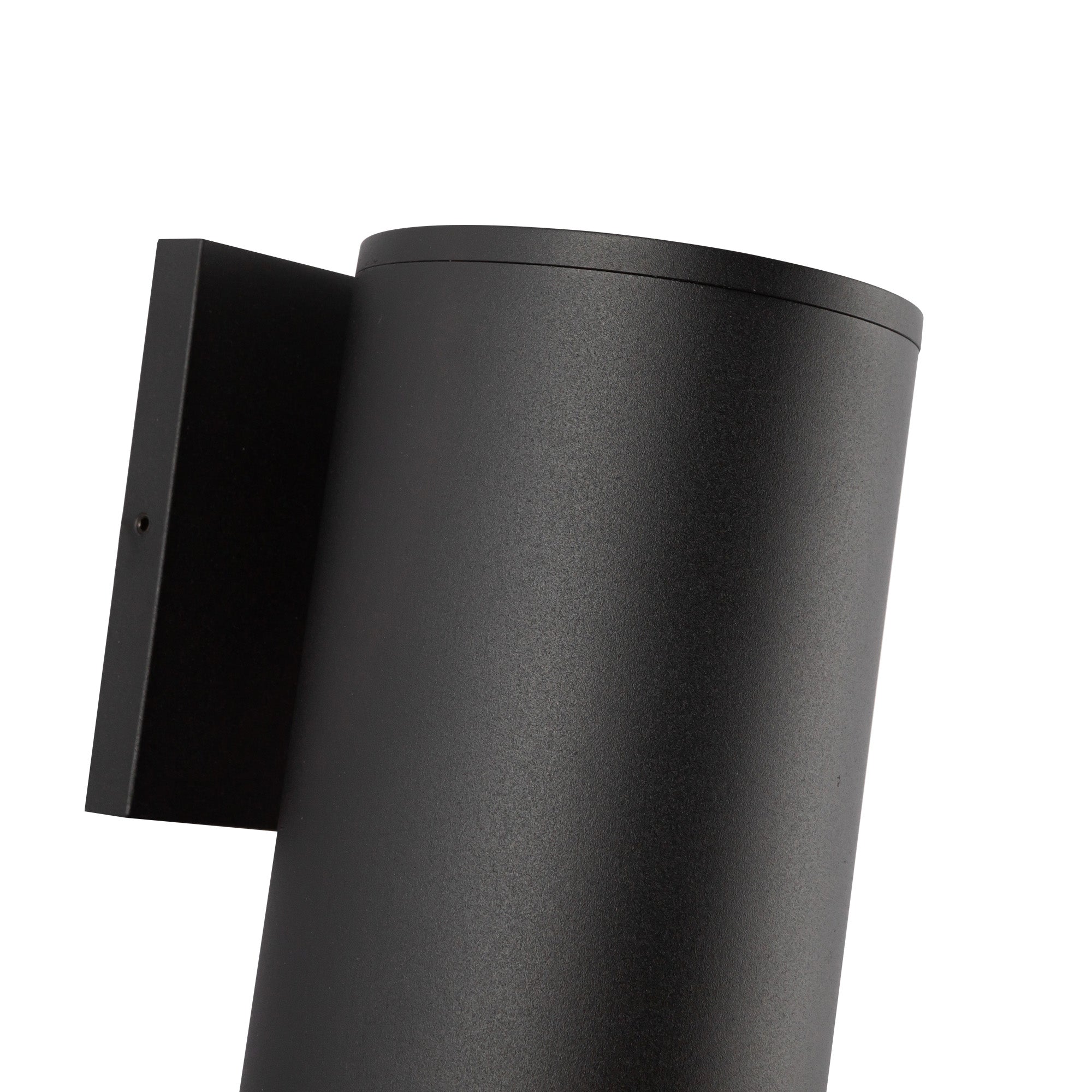 Lorna 12-in (4-in Dia.) 36 Degree Optic Black LED Wall Sconce by KUZCO