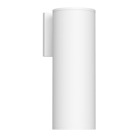 Lorna 12-in (4-in Dia.) 36 Degree Optic White LED Wall Sconce by KUZCO