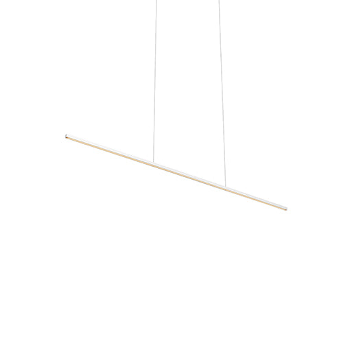 Vega Minor 48-in White LED Linear Pendant by KUZCO