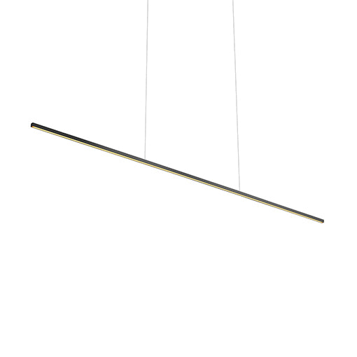 Vega Minor 60-in Black LED Linear Pendant by KUZCO