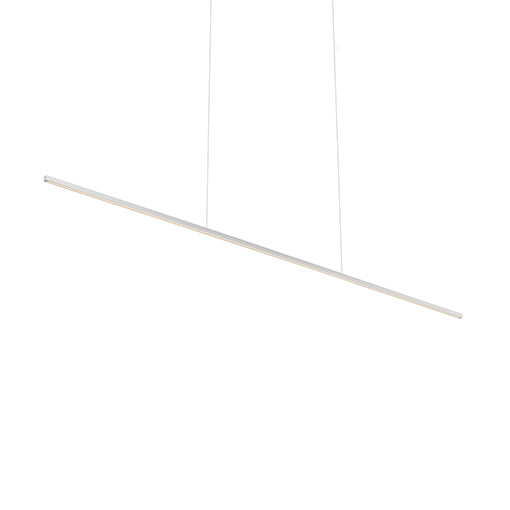 Vega Minor 60-in Brushed Nickel LED Linear Pendant by KUZCO