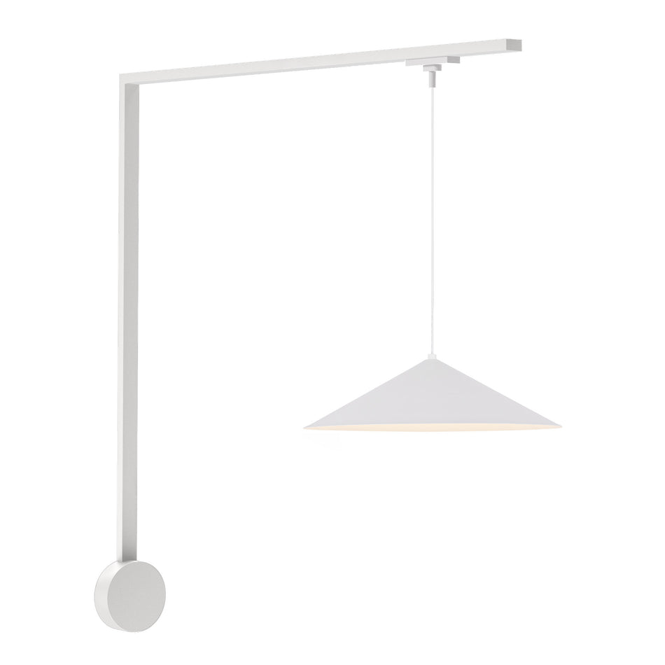 Luiz 16-in White dimmable LED Trilo Wall Kit