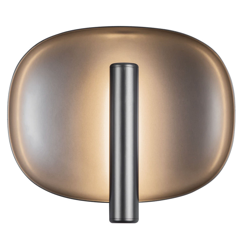 Lustre 9-in Silver dimmable LED Wall Sconce