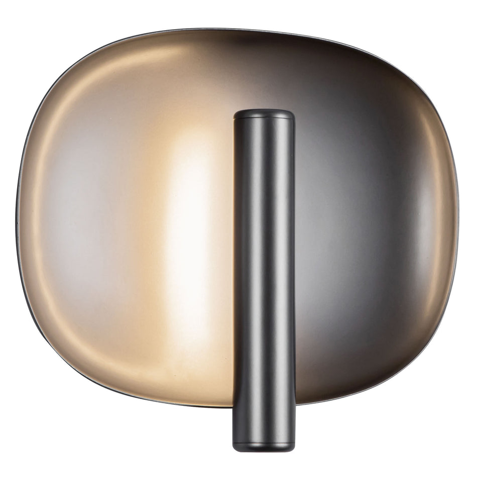 Lustre 9-in Silver dimmable LED Wall Sconce