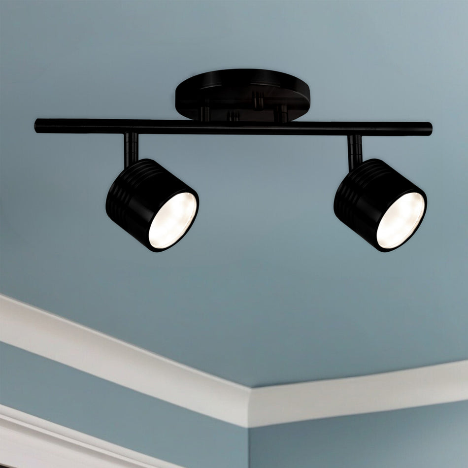 Lyra 15-in Black LED Track Lights by KUZCO