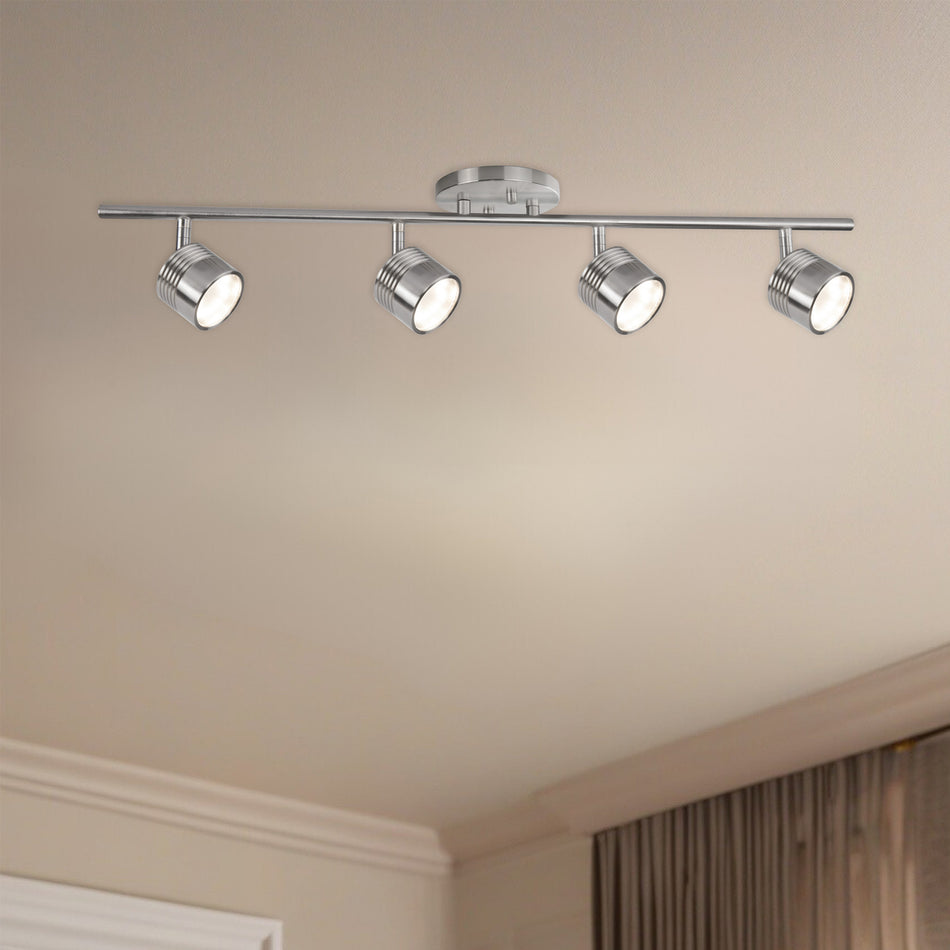 Lyra 30-in Brushed Nickel LED Track Lights by KUZCO