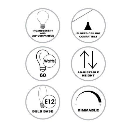 Lacey 16" Pendant Style Cage Chandelier by TransGlobe