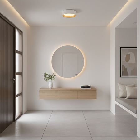 Trendy Novalee LED ceiling flush mount by Matteo