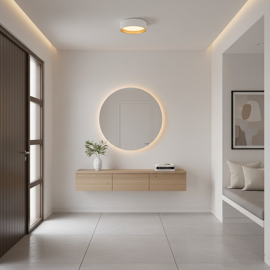 Trendy Novalee LED ceiling flush mount by Matteo
