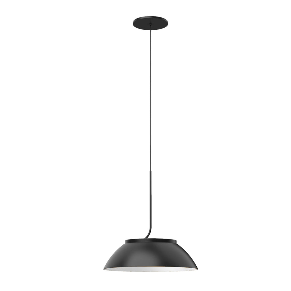 Magellan 12-in Black/White LED Pendant