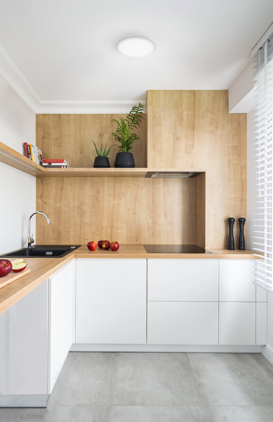 Malta 12-in White LED Flush Mount by KUZCO